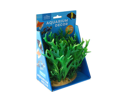 Aqua Care Plant Decor Resin Base #027, Aquarium Plants fake, Fake plants for fish tanks, Pet Essentials Warehouse
