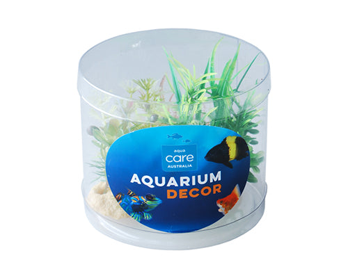 Aqua Care Plant Decor Mini Tube of 4 #031, Aquatic plants for fish tanks, Small Tank decor, Pet Essentials Warehouse