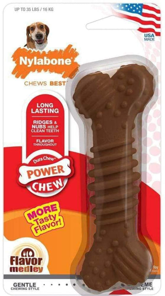 Nylabone Power Chew Plus Medium dog chew, long lasting chew toy, Pet Essentials Warehouse