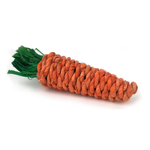 PipSqueak Sisal Carrot Small Animal Toys, Small Pet Dental Chew, Pet Essentials Warehouse
