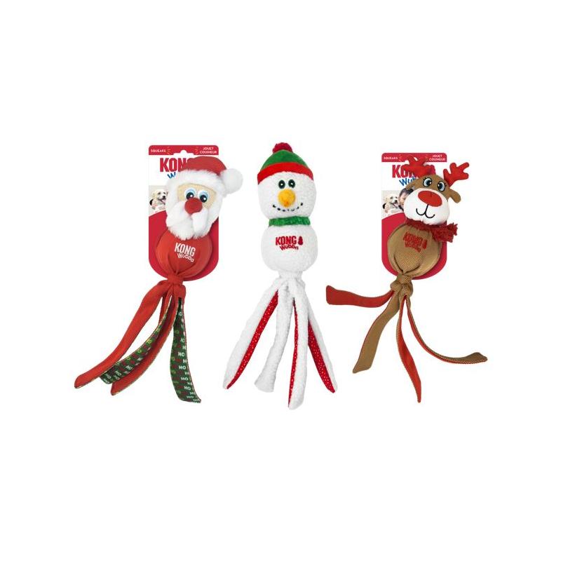 Kong Christmas Holiday Wubba Dog Toy Dog Christmas Toys Pet Essentials