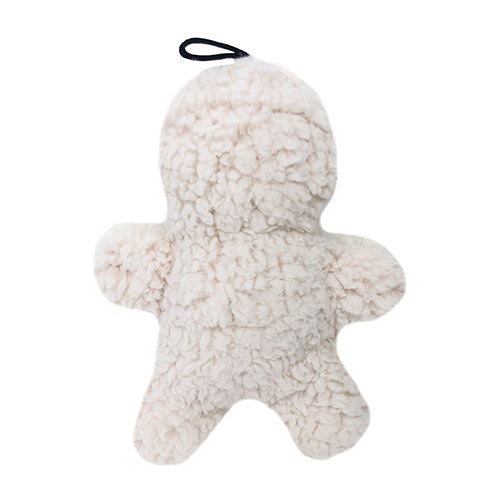 Snuggle Friends Wool Man White Dog Toy, Dog toy soft, Wool dog toy, Pet Essentials Warehouse