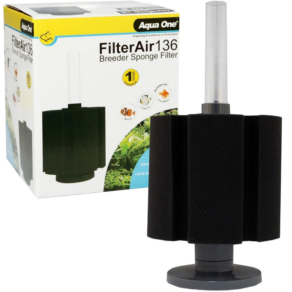 Aqua One Filter Air 136, Filter Air, Breeder sponge filter, Pet Essentials Warehouse