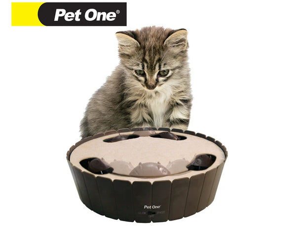 Pet One Hide & Squeak, Interactive cat toys, Cat toys, Hide and Seek cat toys, Pet Essentials Warehouse