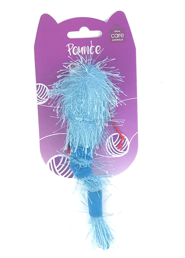 Pounce N Play Cat Toy Worm Vibrate Blue, worm blue cat toy, Worm cat toy, Pet Essentials Warehouse
