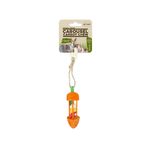 Pipsqueak Carosel Carrot Chew, Carrot Chew, Small pet dental chew, Pet Essentials Warehouse