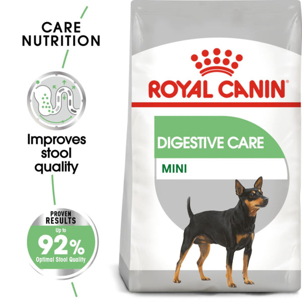 Royal Canin Mini Digestive Care Dry Dog Food, Digestive Care food, Improves stools in small dogs, Small dog Digestion, Pet Essentials Warehouse