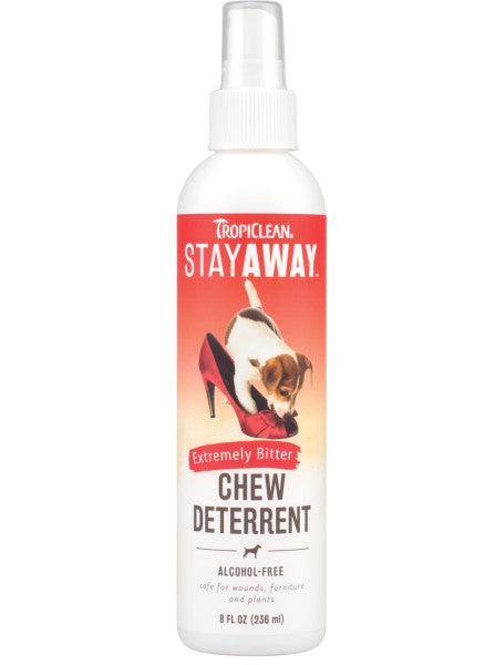 Tropiclean Stay Away Chew Deterrent, stop chew for puppies, stops puppies from chewing, safe for puppies, stop chew, Pet Essentials Warehouse