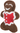 Christmas Felt Elk and Gingerbread Cat Toy, Trixie, Plush & Mice Toys, Pet Essentials Warehouse.