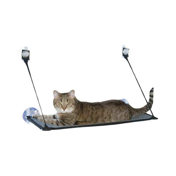 K&H Ez Mount Kitty Still, Window bed for cats, Stick on window cat bed, Pet Essentials Warehouse