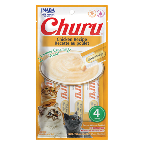 Inaba Churu Chicken Recipe, Cat Treats, Creamy cat treats, Pet Essentials Warehouse