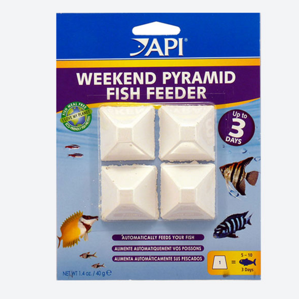 API Weekend Pyramid Feeder, Hoilday Fish Feeder, API Fish food, 3 day feeder, Pet Essentials Warehouse