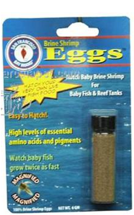 SF Bay Brine Shrimp Eggs, Shrimp eggs, Baby fish, Pet Essentials Warehouse