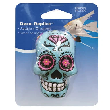 Mini Decorative Sugar Skull, Fish tank ornament, Fish tank deco, skull fish tank, Pet Essentials Warehouse