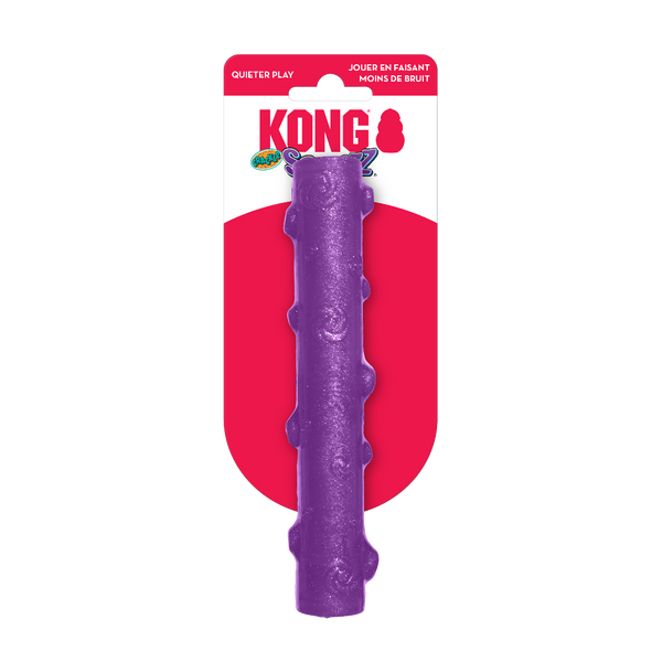 Kong Squeezz Crackle Stick purple Dog Toy, pet essentials warehouse