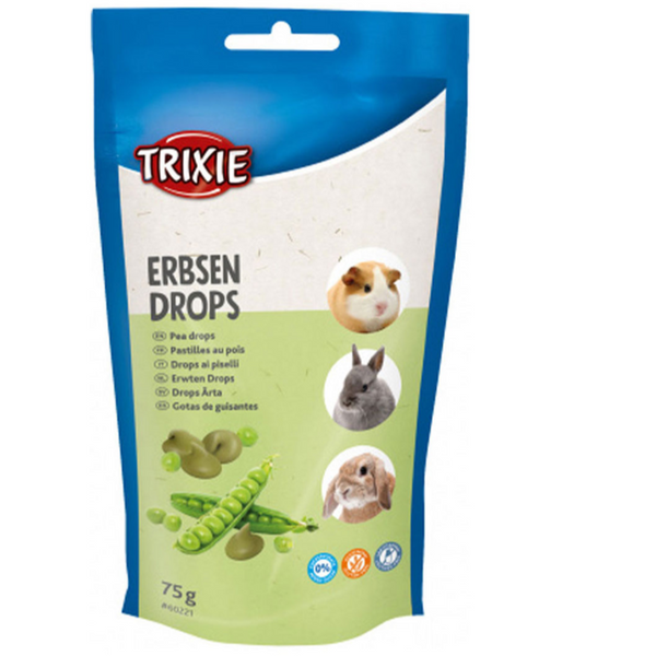 Trixie Mini Drops, Pea Small animal treats, Small Animal treats, Pet Essentials Warehouse