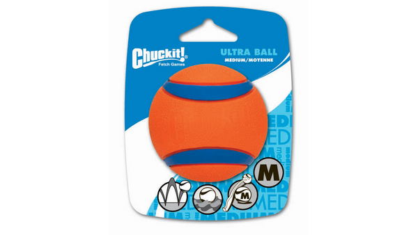 Chuckit Ultra Ball Single Pack Medium, Pet Essentials Warehouse,