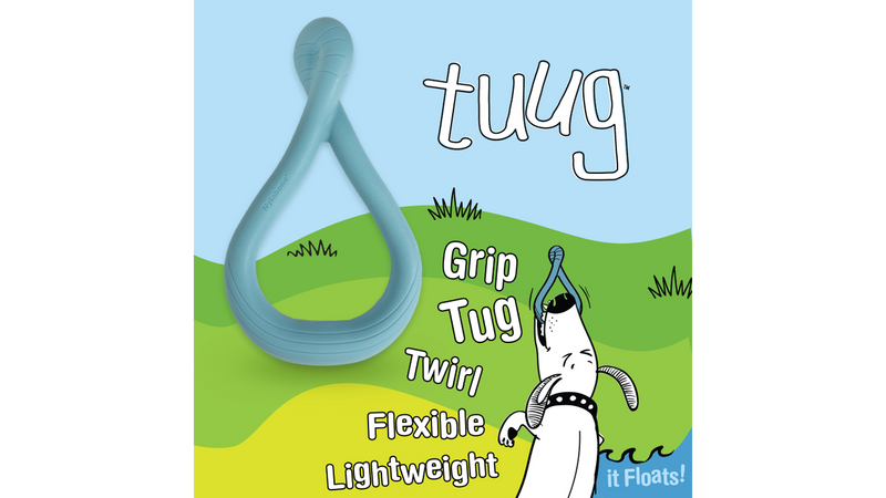 Creative Play Tuug, Dog toy, Grip, Lightweight, Flexible, it floats, Pet Essentials Warehouse