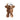 Snuggle Friends Flatties Brown Spotted Bear Dog Toy, Barcode, Back of toy, Pet City