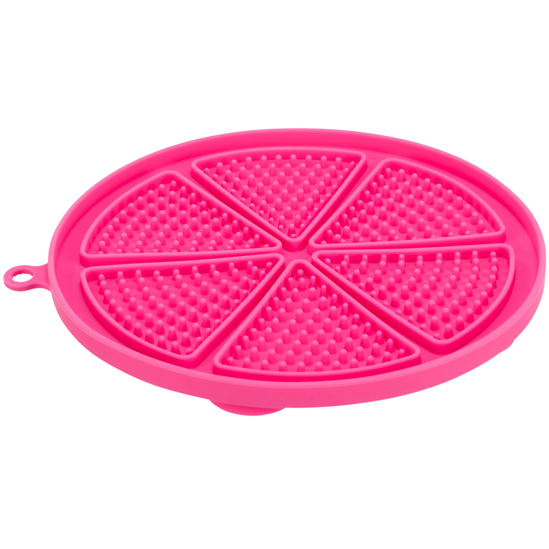Trixie Lick 'n' Snack Mat with Suction Pad Silicon Pink, Pink licki mat for pets, cat licki mat, Pet Essentials Warehouse