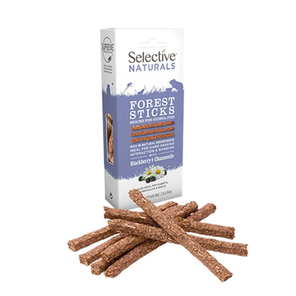 Selective Naturals Forest Sticks, Small Pet Treats, Blackberry treats for small pets, Forest sticks for small pets, Selective Naturals, Pet Essentials Warehouse