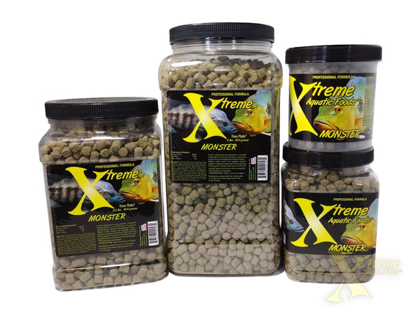 Xtreme Monster Pellet, xtreme cichlid food, pet essentials warehouse