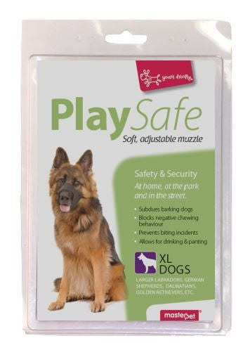 Yours Droolly Soft Dog Muzzle, Large dog soft muzzle, safe play for dogs, safety and security muzzle for dogs, Pet Essentials Warehouse