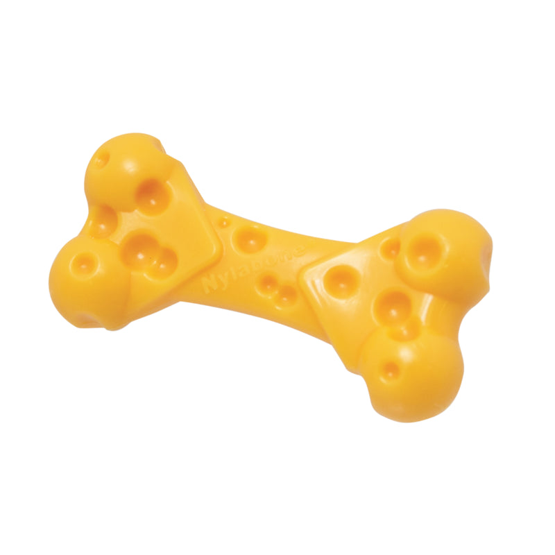 Nylabone Power Chew Cheese Bone Dog Toy, Cheese dog toy, Pet Essentials Warehouse