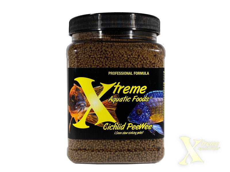 Xtreme Cichlid PeeWee Slow Sinking Pellet Fish Food 1.5mm pellets, pet essentials warehouse