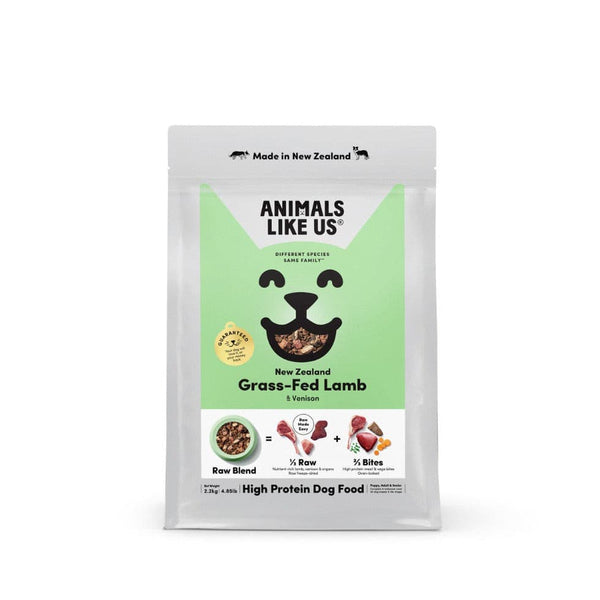 Animals Like Us RawBlend33 Lamb & Venison Freeze Dried Dog Food, Pet Essentials Warehouse