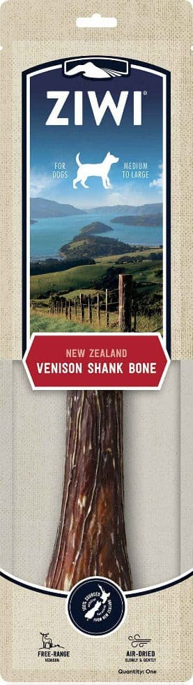 Ziwi Peak Dog Chew Venison Full Shank Bone, Pet Essentials warehouse