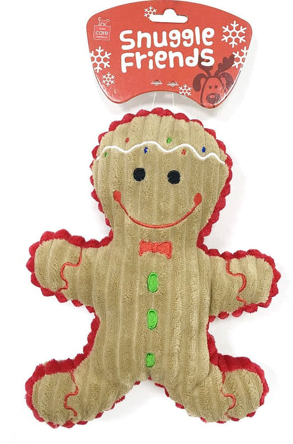 Snuggle Friends Christmas Gingerbread Man, Pet Essentials Warehouse Napier, Pet essentials Napier, Christmas dog toys