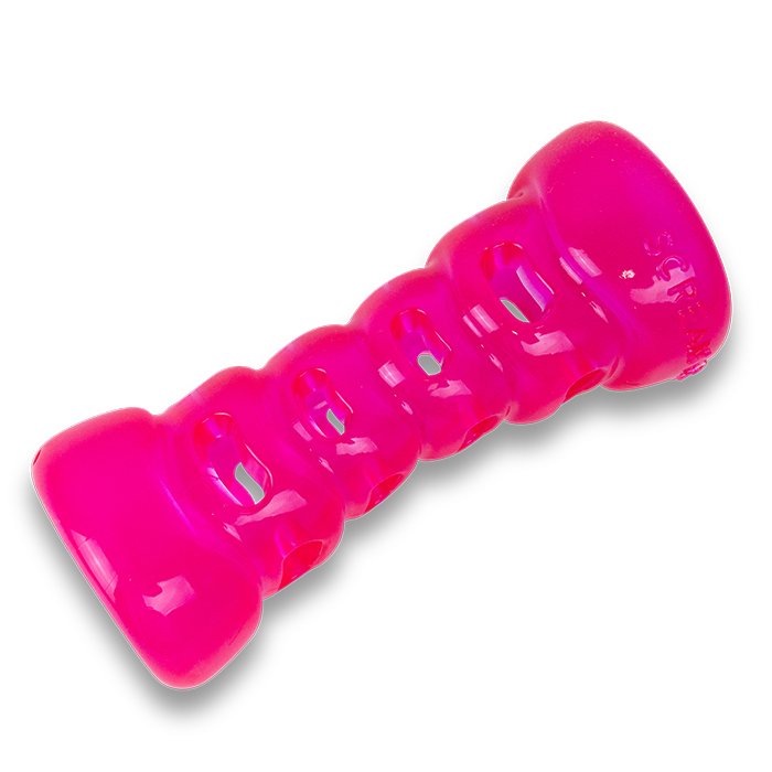 Scream Xtreme Treat Bone Pink Dog toy, Pet Essentials Warehouse, Pet City