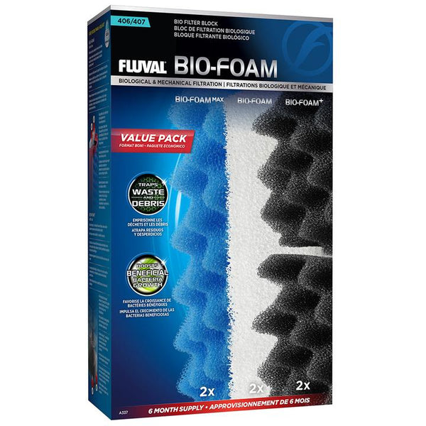 Fluval 406, 407 Bio Foam Value Pack, Pet Essentials Napier, Pet Essentials, Hollywood fish, Fluval canister filter parts