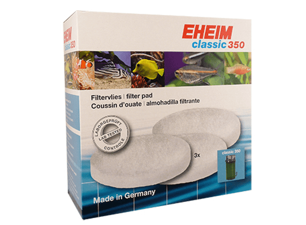 Eheim Classic 350 White Filter Pads 3 pack, eheim classic 350 canister filter white pads, pet essentials napier