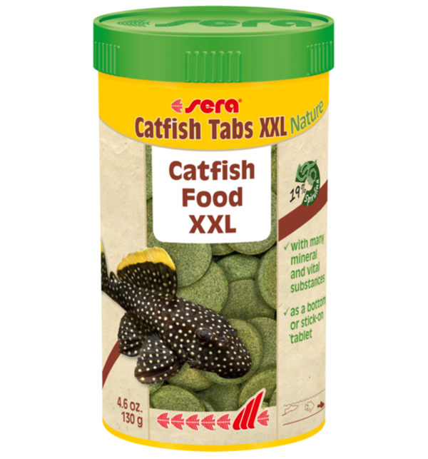 Sera Catfish Tabs XXL Nature 130g, Pleco fish food, Bristlenose fish food, Pet Essentials Napier, Fishly, Pets Warehouse