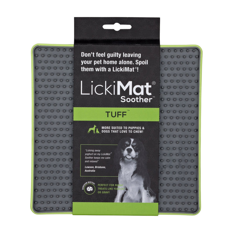 LickiMat Tuff Soother green in packaging, pet essentials warehouse, pet city