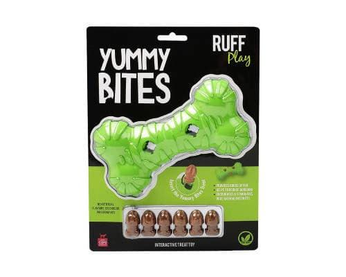 Ruff Play Yummy Bites Green Bone, Canine Enrichment, Pet Essentials Napier