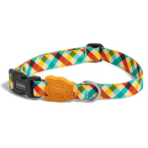 Zee.Dog Collar Phantom, Zee dog collars, pet essentials napier, animates zee dog, cross patterned dog collars, orange skull zee.dog collar