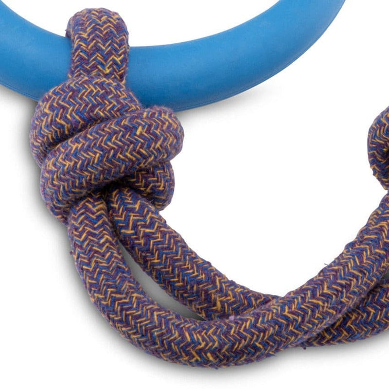 Beco Hoop on a Rope Blue , Beco dog toy, Pet Essentials Warehouse