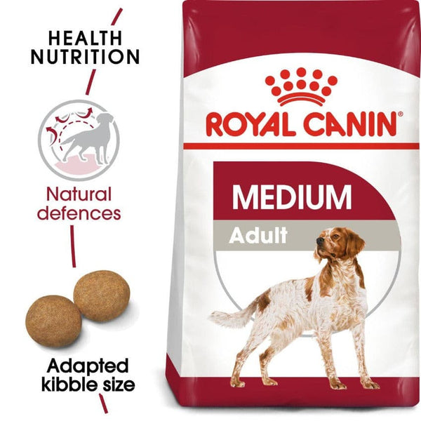 Royal Canin Medium Adult Dry Dog Food, Pet Essentials Warehouse