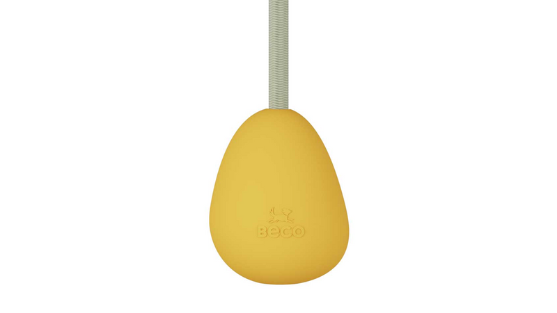 Beco Slinger Pebble Yellow Dog Toy, Recycled dog toys, pet essentials warehouse