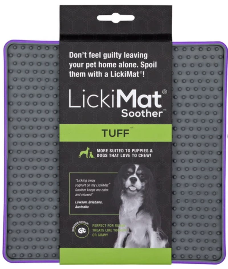 LickiMat Tuff Soother purple, pet essentials warehouse, pet city
