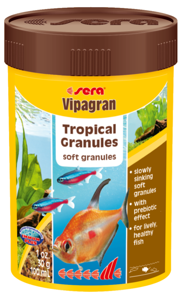 Sera Vipagran Tropical Granules 30g 100ml, granules for small tetra fish, Pet Essentials Napier, hollywood fish, Fishly