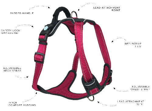 Huskimo Ultimate Harness Dark Sky,, huskimo key benefits of the ultimate harness