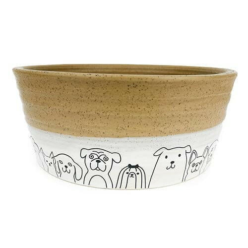 Barkley & Bella Bowl Ceramic Pooch 19cm