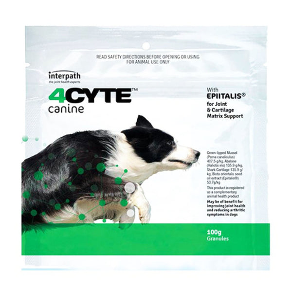 4CYTE Canine Granules 100g, dog joint support, pet essentials warehouse