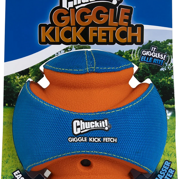 Chuckit Giggle Kick Fetch Ball Dog Toy Pet Essentials Warehouse