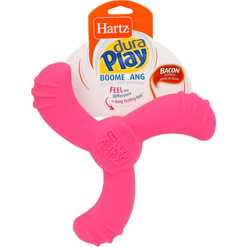 Dura Play Boomerang, Pink dog toy, Pet Essentials Warehouse