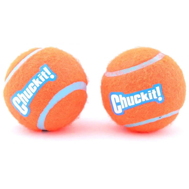 Chuckit! Tennis Ball Small Twin Pack Dog Toy, Pet Essentials Warehouse